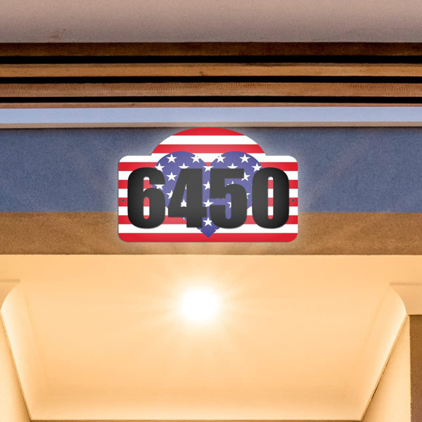 VWAQ 1Line Address Plaque Wayfair